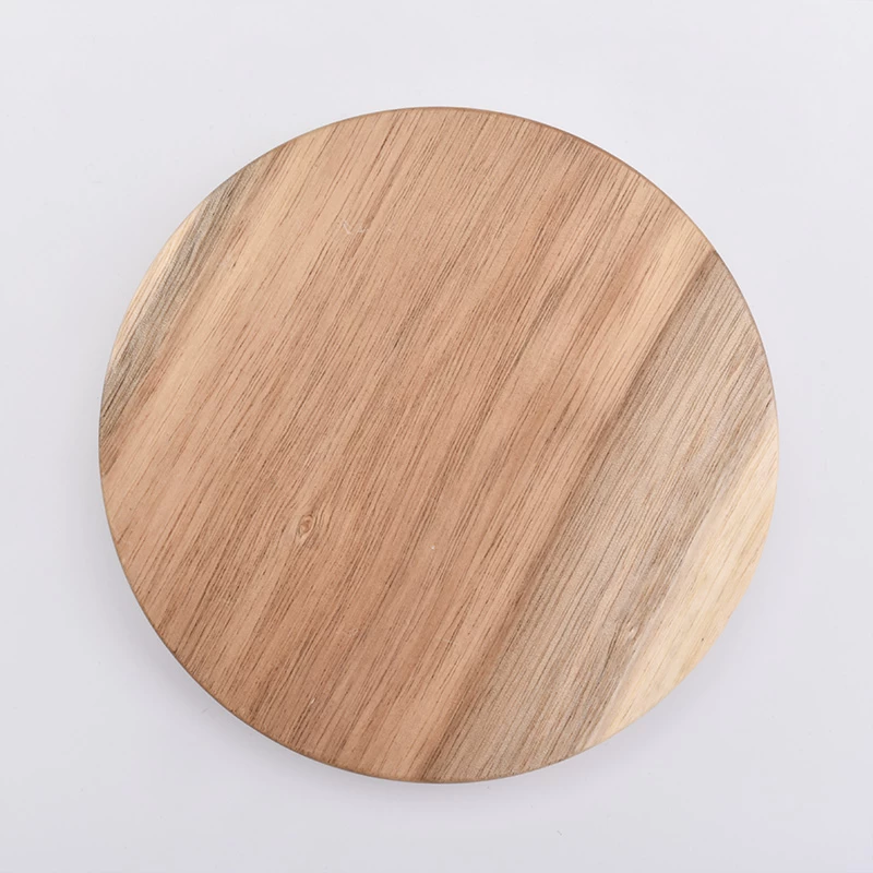 Round Wooden Lids for 10oz Candle Holders Wholesales