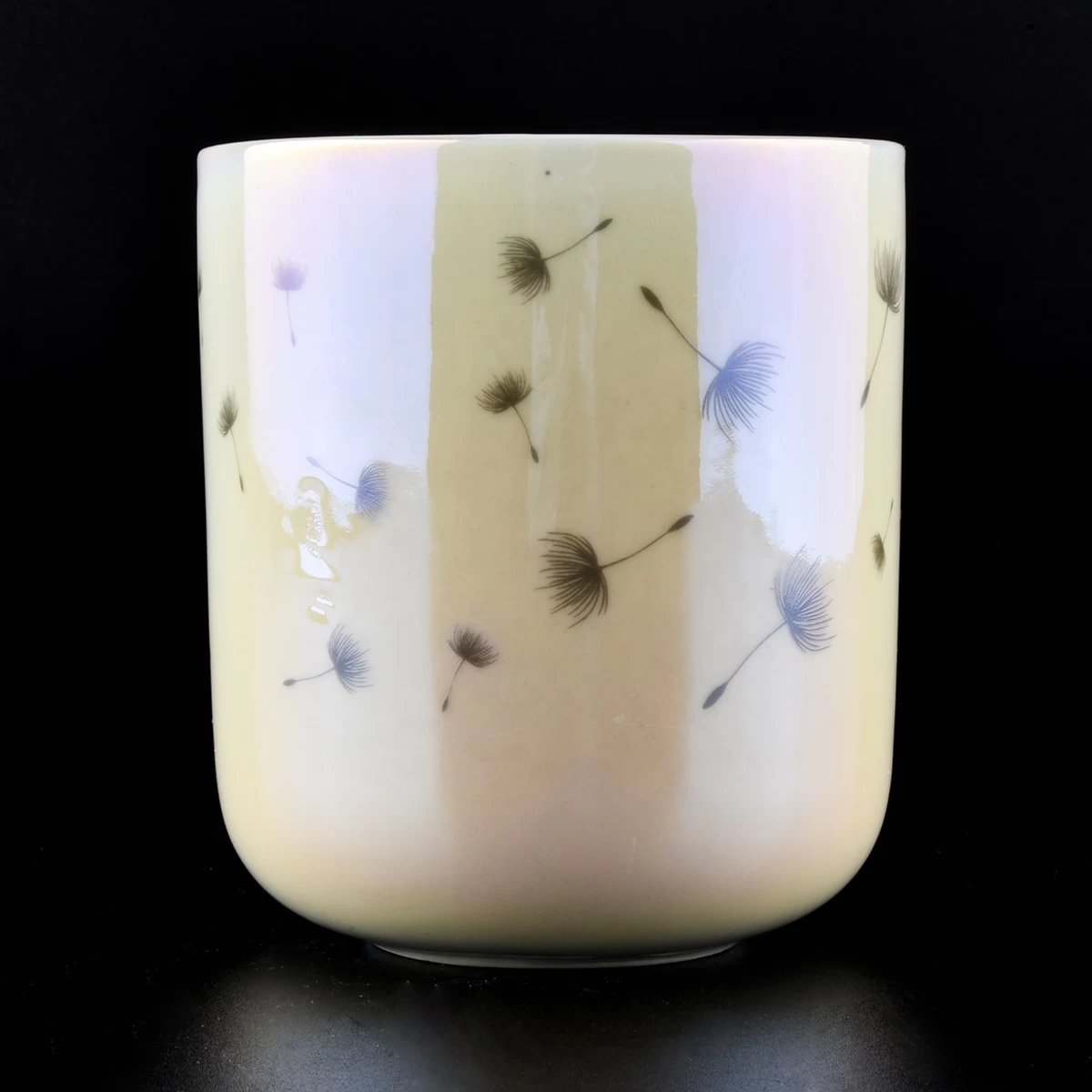 12oz 8oz Wholesales luxury new porcelain ceramic candle jars with logo