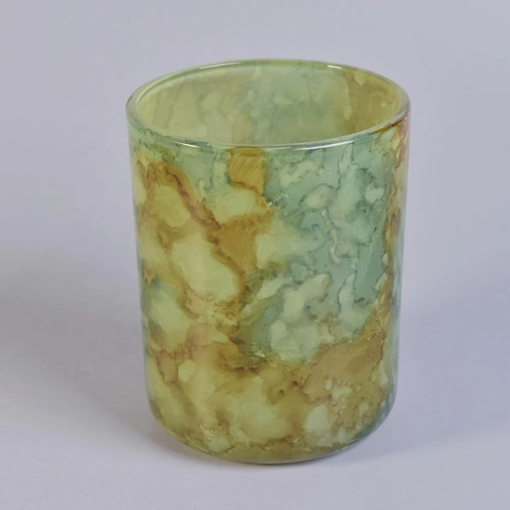 Sunny new design Luxury glass candle jar holder 10oz 20oz