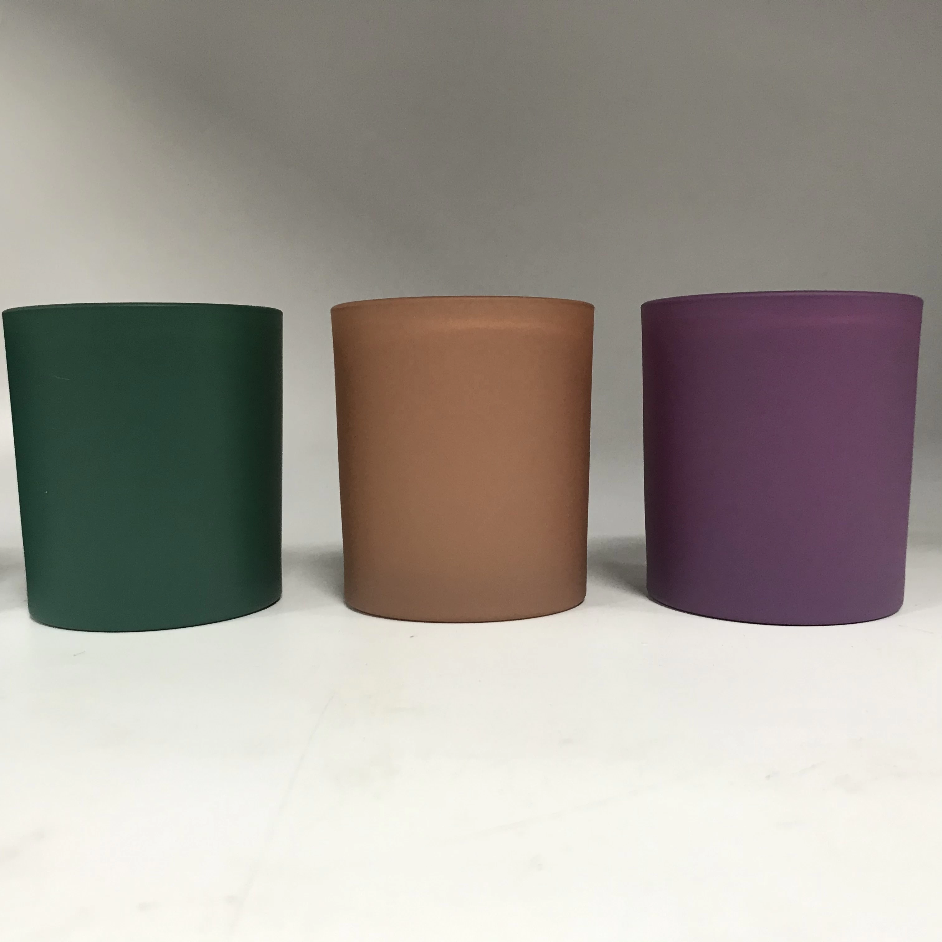 matte glass candle jars for Spring 2021
