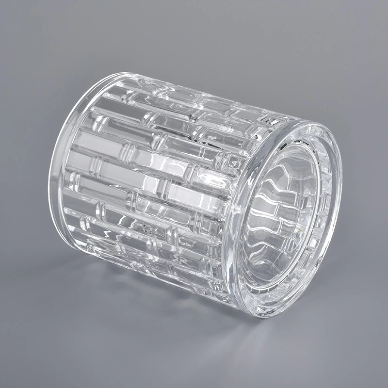 Cut Glass candle jars candle holder