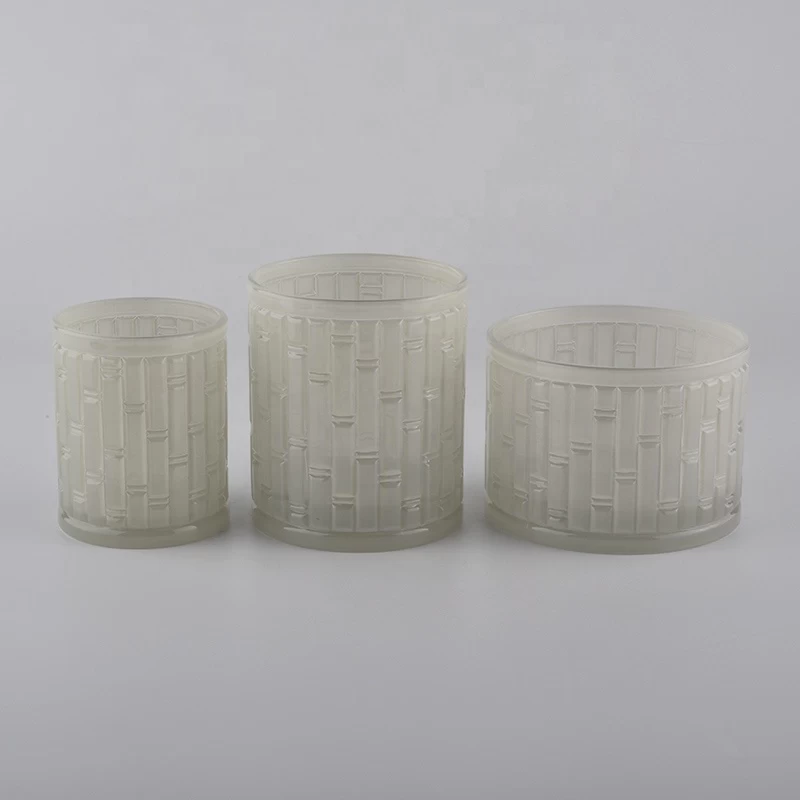 Sunny Wholesales matte custom crystal glass candle vessel 10oz 20oz