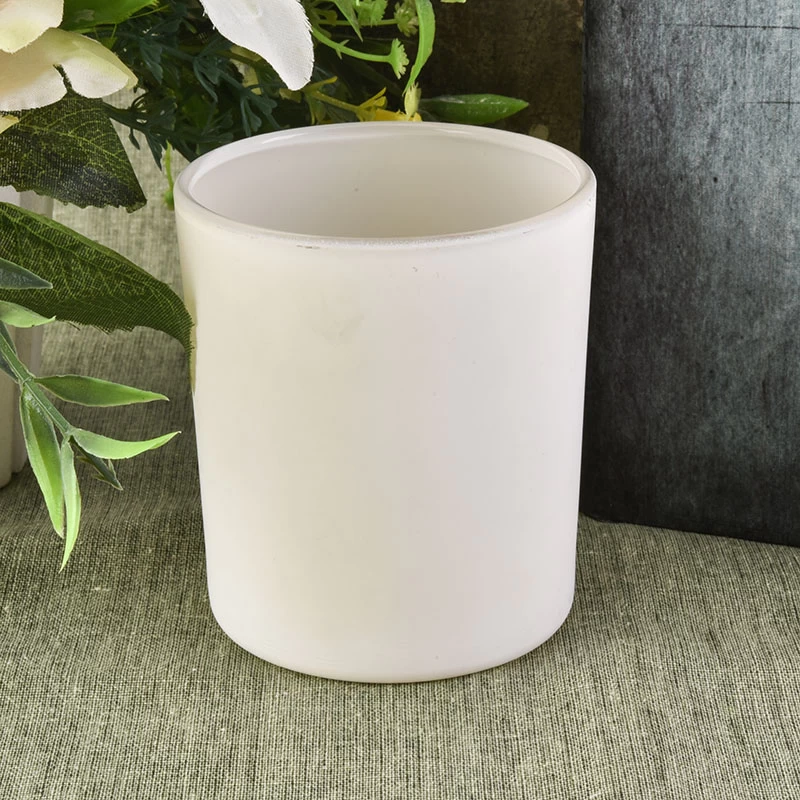 cylinder glass vessel for candles, 12 OZ candle jar