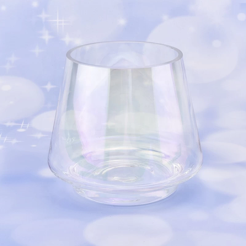 iridescent glass candle holders for custom designs