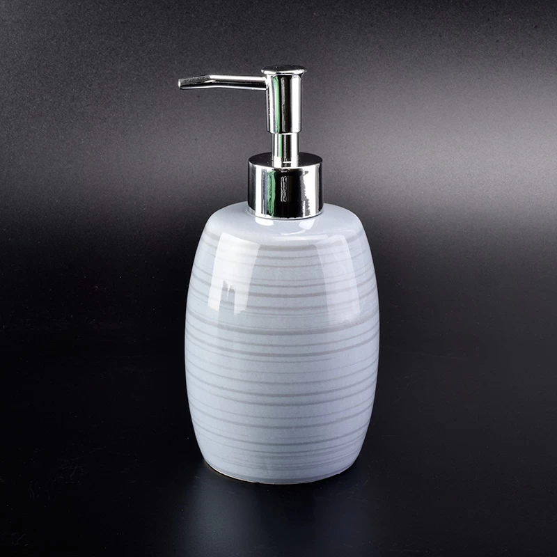 4pcs bathroom accessory sets ceramic container for bathroom stoneware