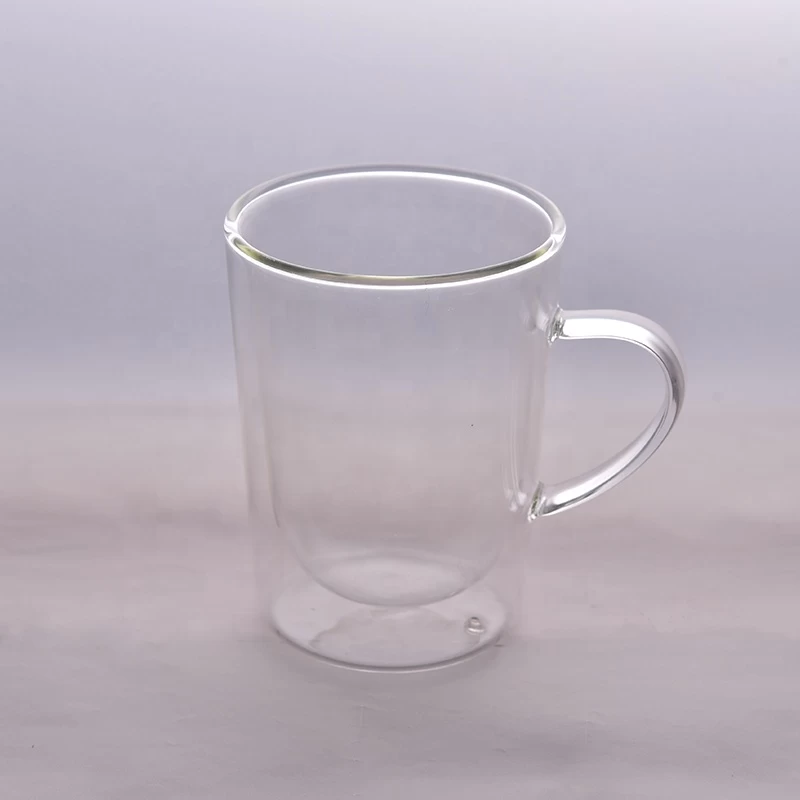 clear glass water mug, borosilicate coffee tea water cup wholesales