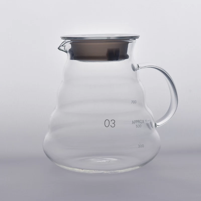 Clear glass pot borosilicate teapot drinkware wholesales