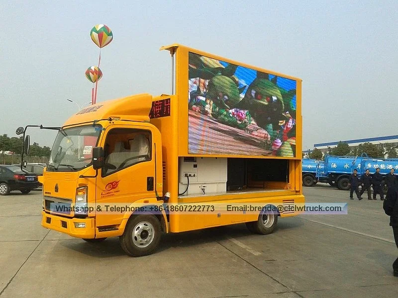 Грузовик превращается в мобильный рекламный щит? Светодиодные дисплеи способствуют революции в транспортном маркетинге