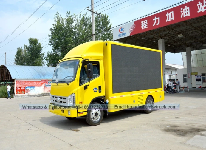 Mobile LED advertising truck supplier China