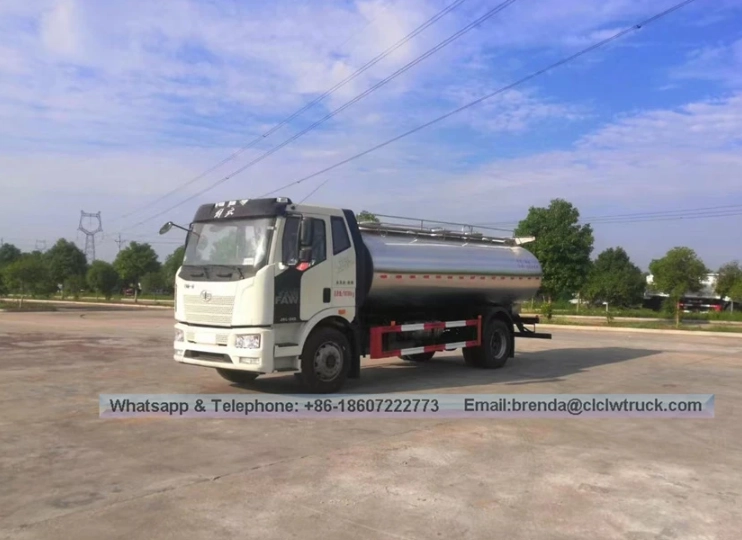China Milk Transport Truck Factory