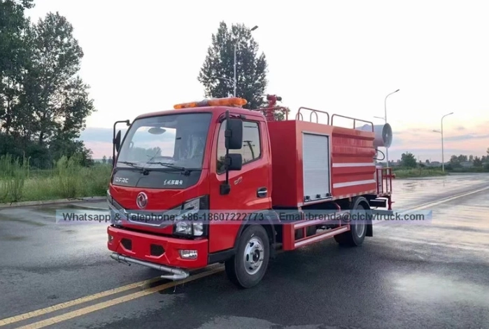 Dongfeng water tank fire truck supplier in China