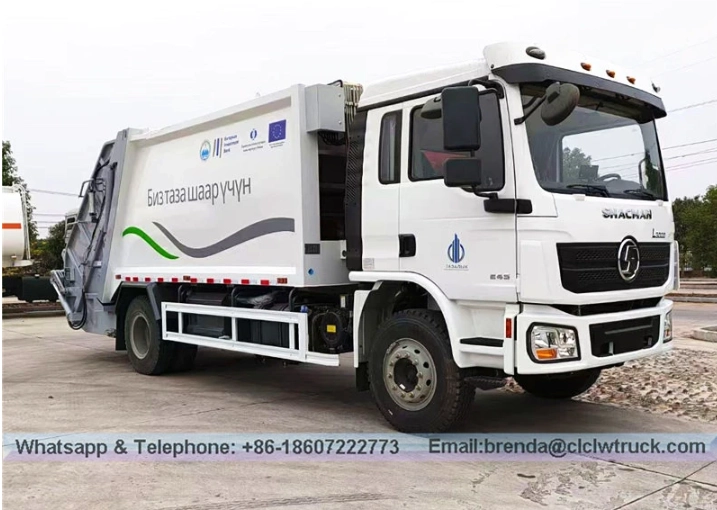 High-capacity China garbage compactor truck