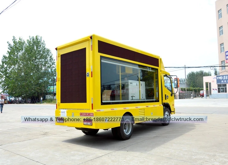 Mobile LED screen truck export China