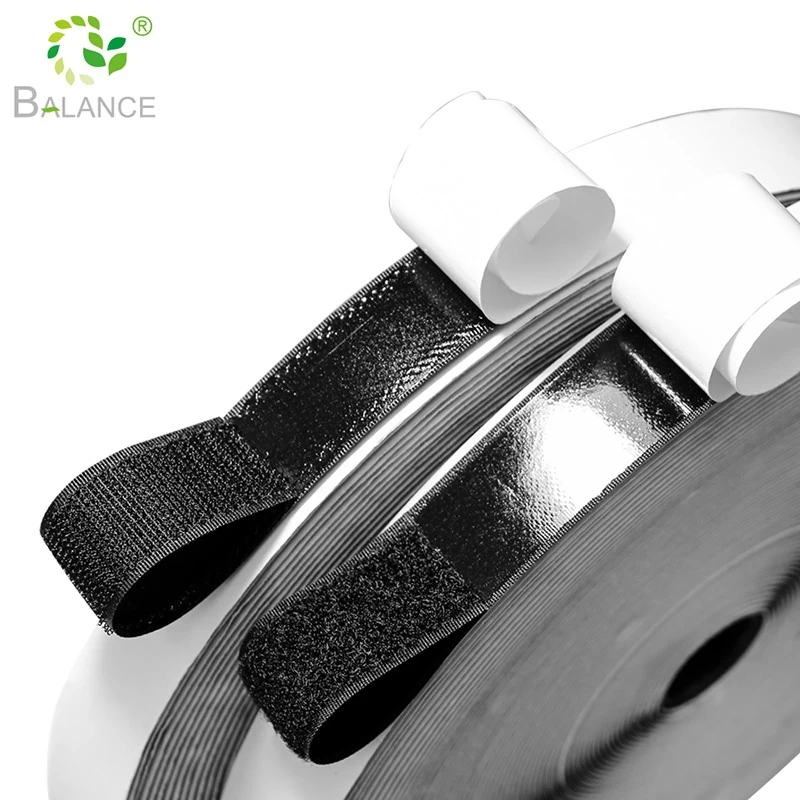 China Self-Adhesive Heat Resistance Feature hook and loop tape adhesive hook and loop tape manufacturer