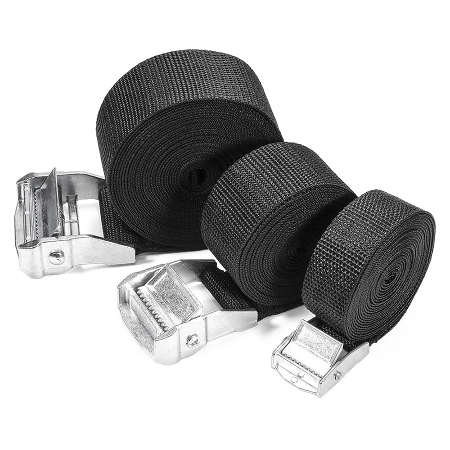 China Wholesale Cargo Strap Lashing Strap Metal Cam Buckle Tie Cargo Strap Webbing Tie down Strap manufacturer