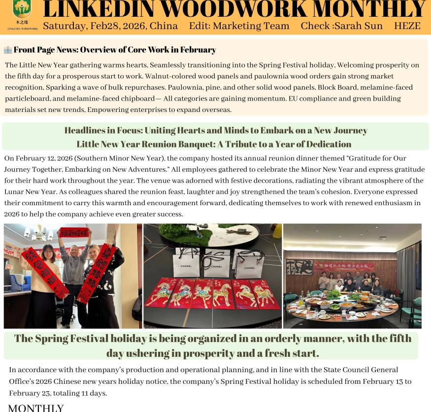 LinkedIn Woodwork February 2026 Monthly News