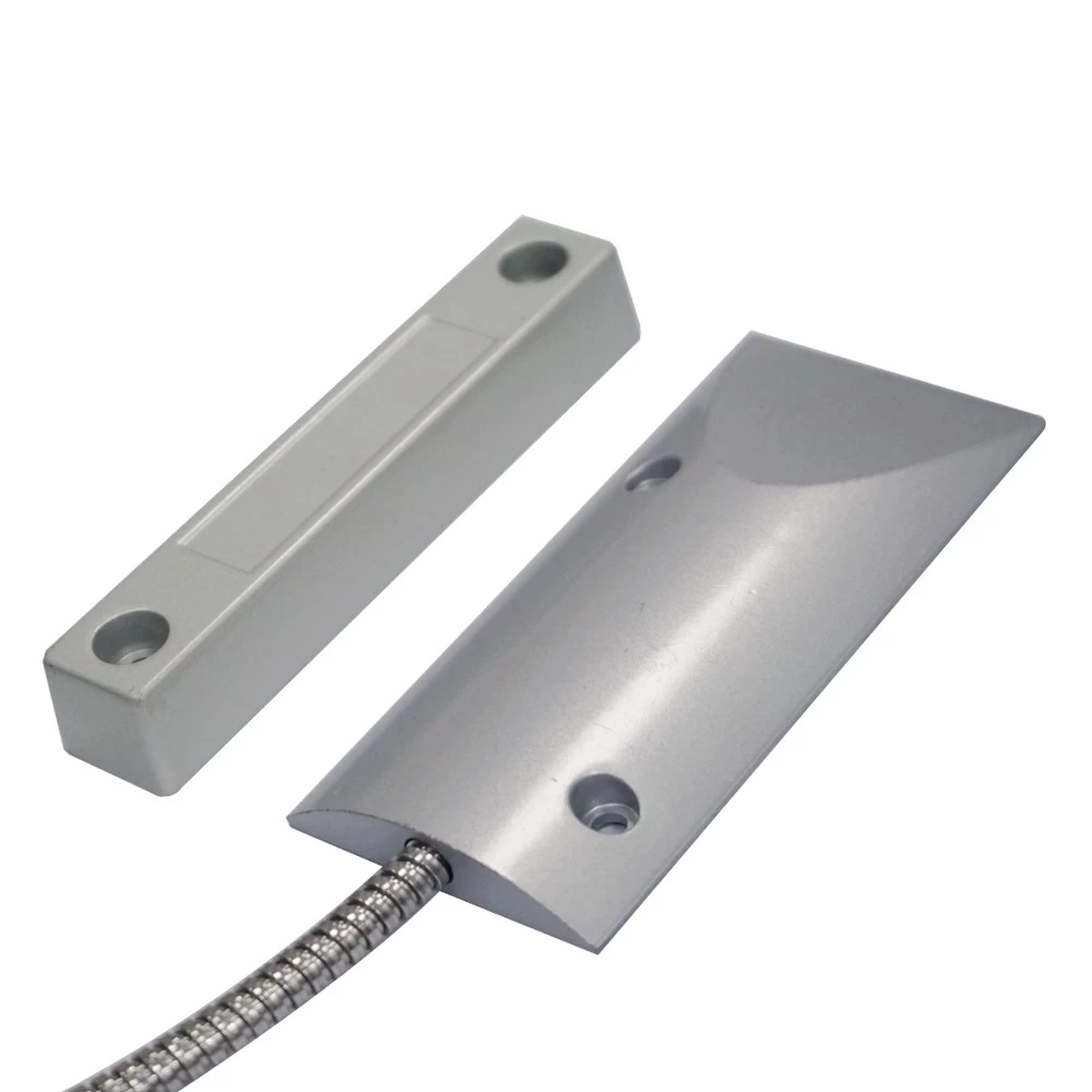 Cina Sensore di allarme con contatto magnetico NC/NO per porta metallica sopraelevata cablato per il sistema di allarme di sicurezza produttore