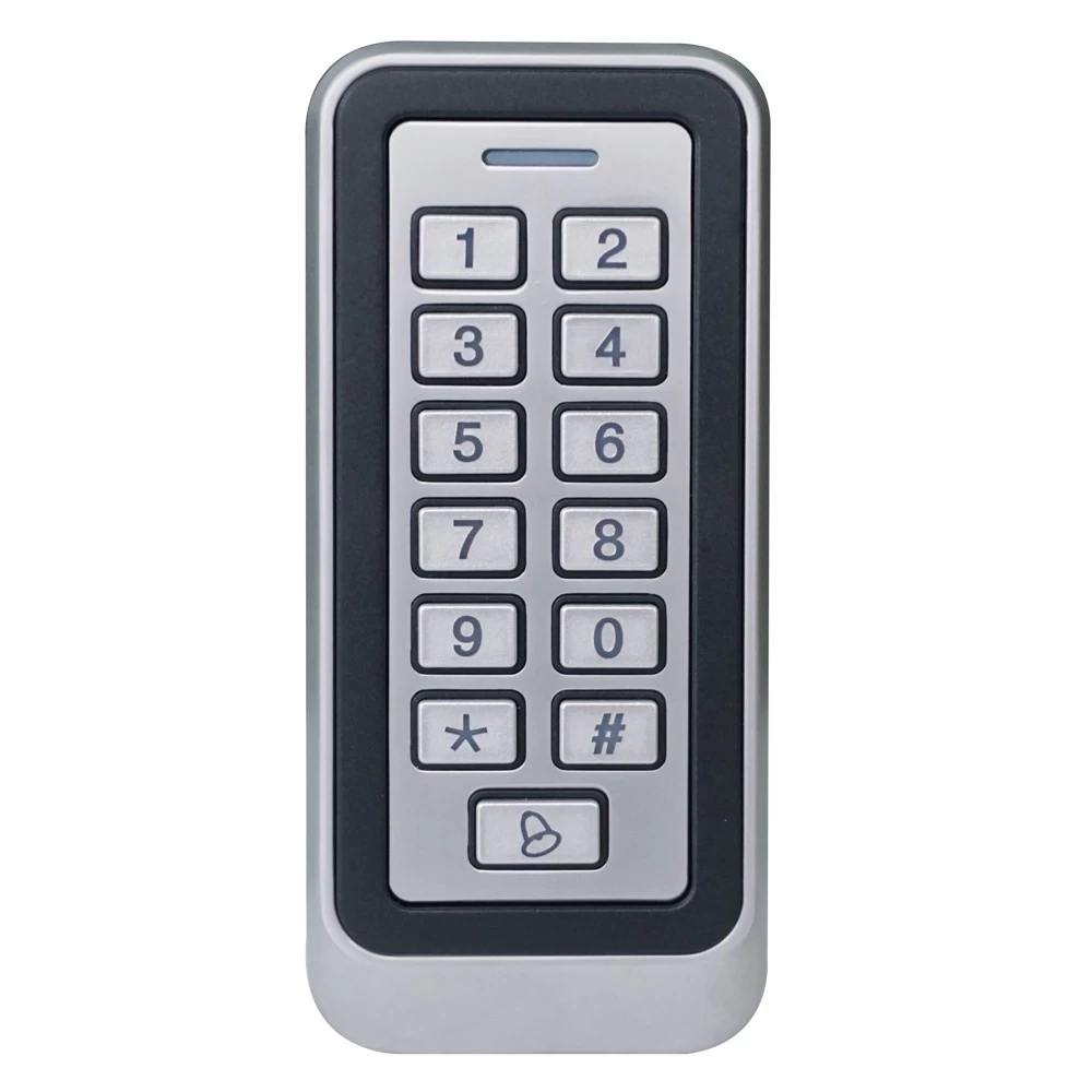 China Auto Door access control Keypad Waterproof Metal Case Rfid 125khz/13.56Mhz  Access Control Keypad Stand-alone With 1000 Users manufacturer
