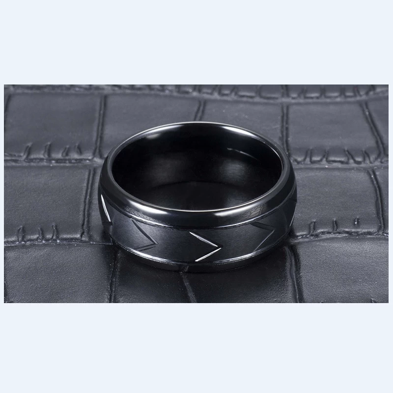 HotSale 8mm Hommes Bandes De Mariage Bandes Rainurées Bague en carbure de tungstène en tungstène en tungstène Tungsten Tive Ring Fournisseur