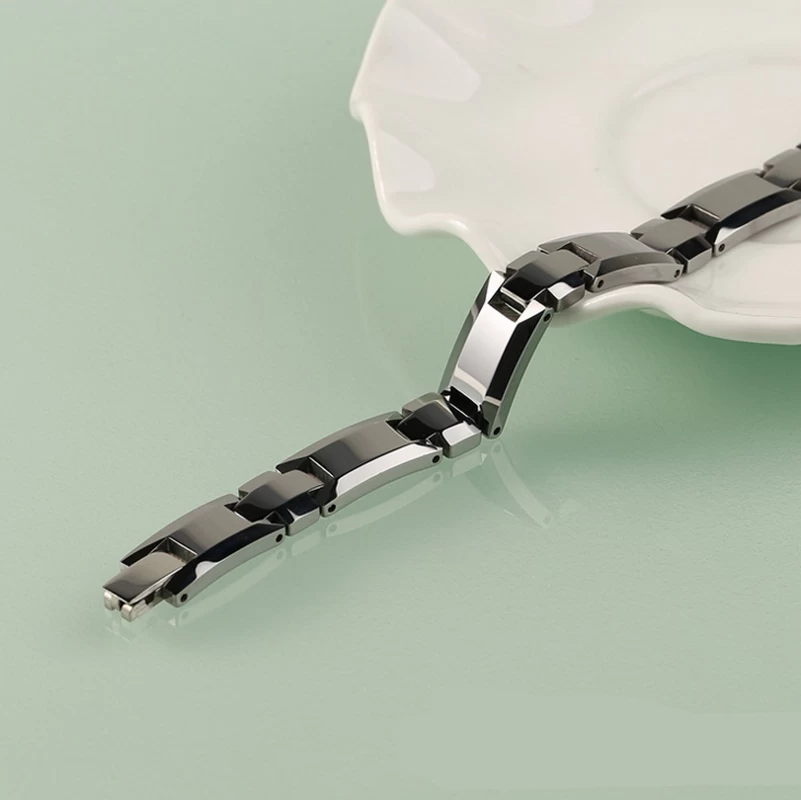 Wholesale Mens Tungsten Jewelry Health Tungsten Bracelet for Men with Magnets China Supplier