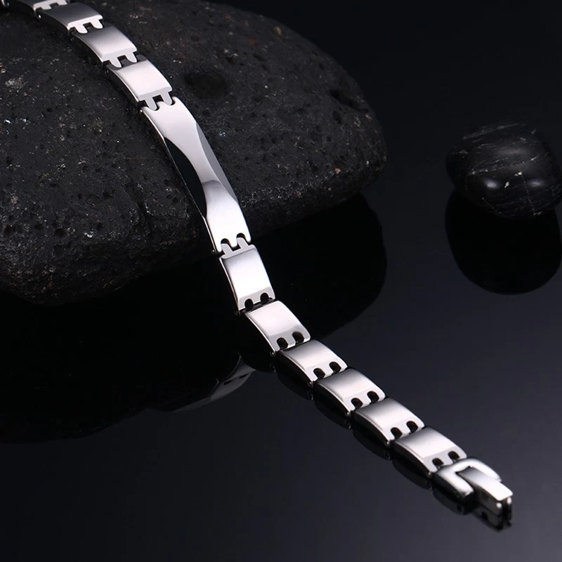 Hot selling Mens Tungsten Jewelry Health Care Tungsten Bracelet for Men with Magnets and germanium China Supplier
