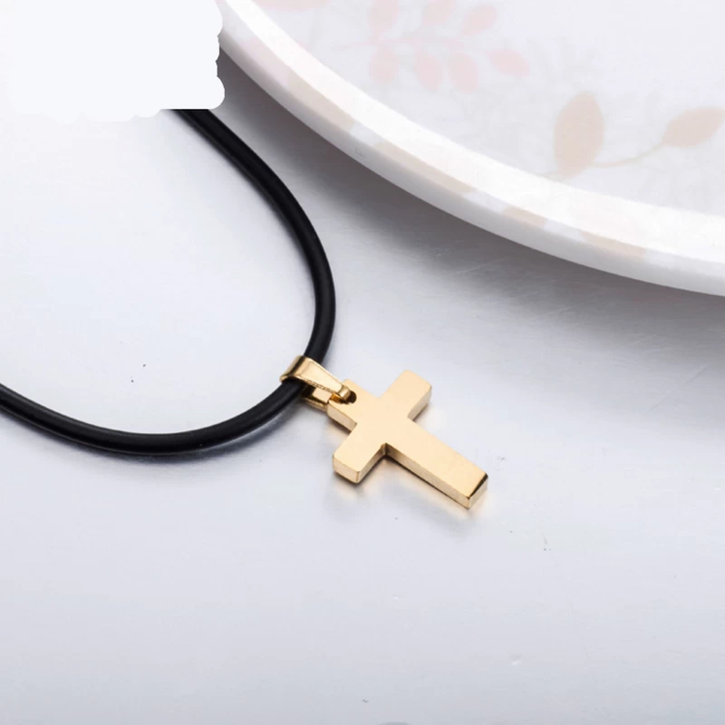 Fornitore del ciondolo dell\'oro del carburo del tungsteno del tungsteno dei monili del tungsteno degli uomini popolari della collana del ciondolo della croce del tungsteno del tungsteno della cina