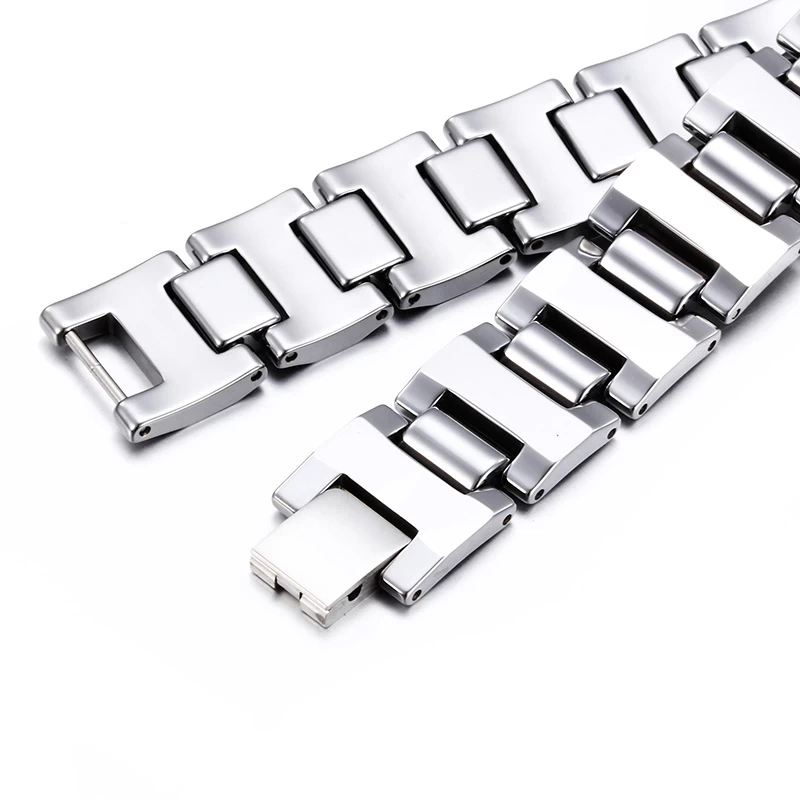 Bijoux de mode chaud Bijoux de mode Haute bracelet de liaison carbure de tungstène à grande échelle pour hommes Chine Fabricant