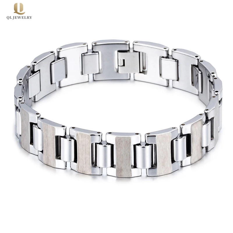 Tungsten carbide online mens bracelet