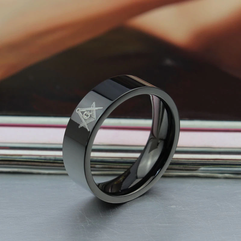 Popular Custom personnalisé 6mm plaine haute vernis noire tungstène bague en carbure de tungstène Couple Bague tungstène Bands de carbure de tungstène Chine usine et fabricant