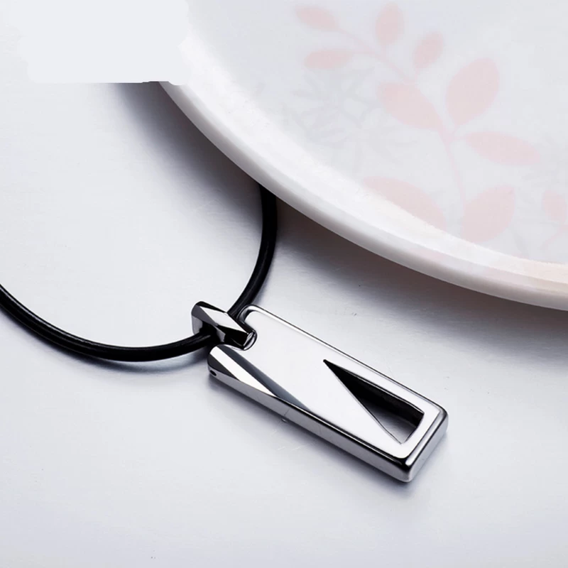 Vendita calda moda uomo gioielli in carburo di carburo di carburo di carburo di tungsteno uomo mens tungsteno bar dog tag porcellana fornitore