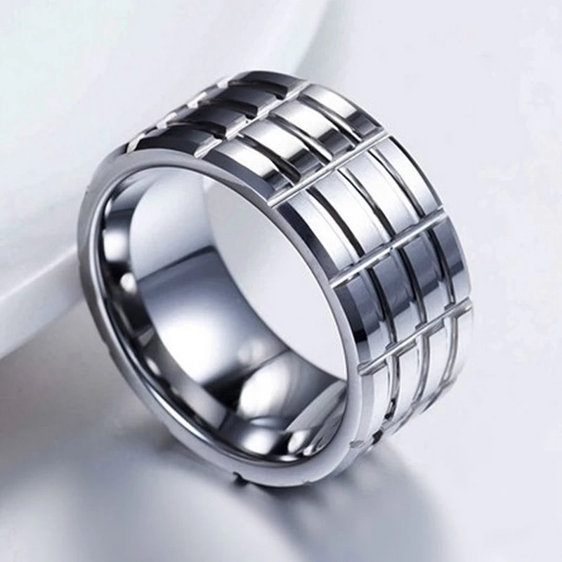 Vente en gros 9mm Confort Fit Haute Polisée et rainurée Classique Classique et biseautées Bandes de mariage en carbure de tungstène Fournisseur