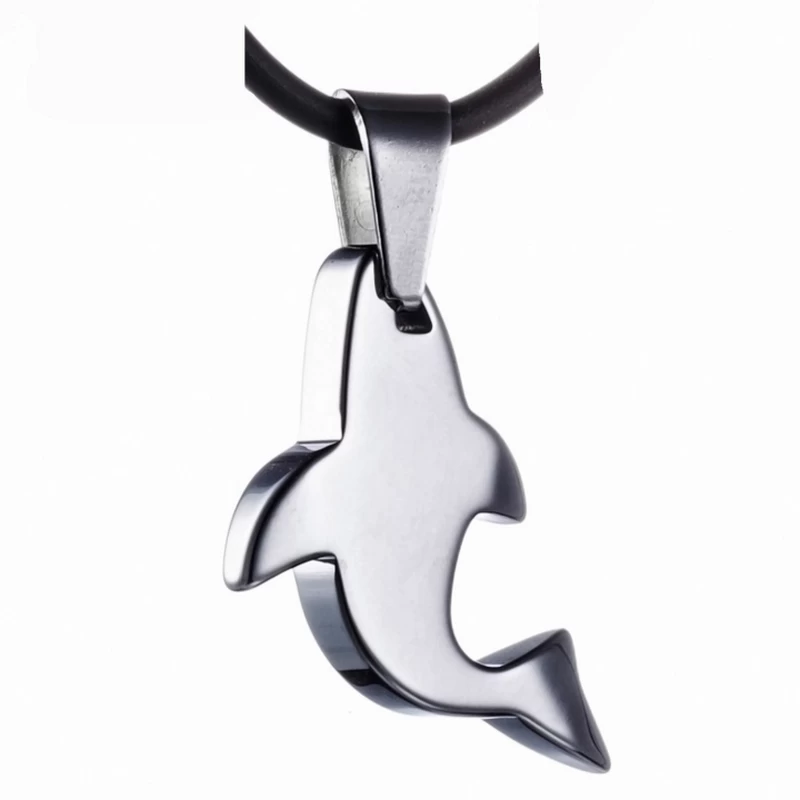 Beliebte Großhandel Männer Modeschmuck Wolframkarbid Fisch Anhänger Für Männer Wolfram Tier Halskette China Hersteller