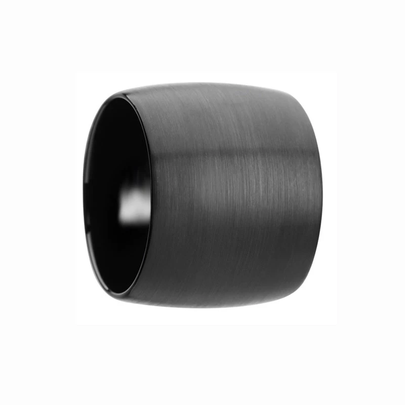 10mm 12mm 14mm große Wolframband Großhandel Herren Ehering Bands Wolframkarbid Ring China Hersteller Auf Lager