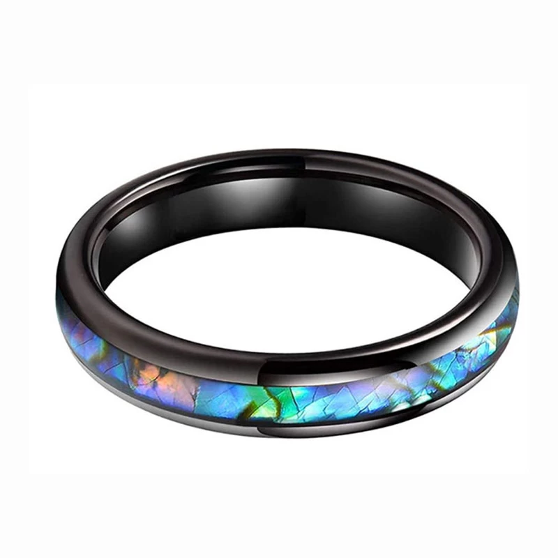 High Quality 8mm Men's Black Carbon Fiber Tire Tread Wedding Bands Forged Black Carbon Fiber Ring China Supplier - COPY - vnvvu1