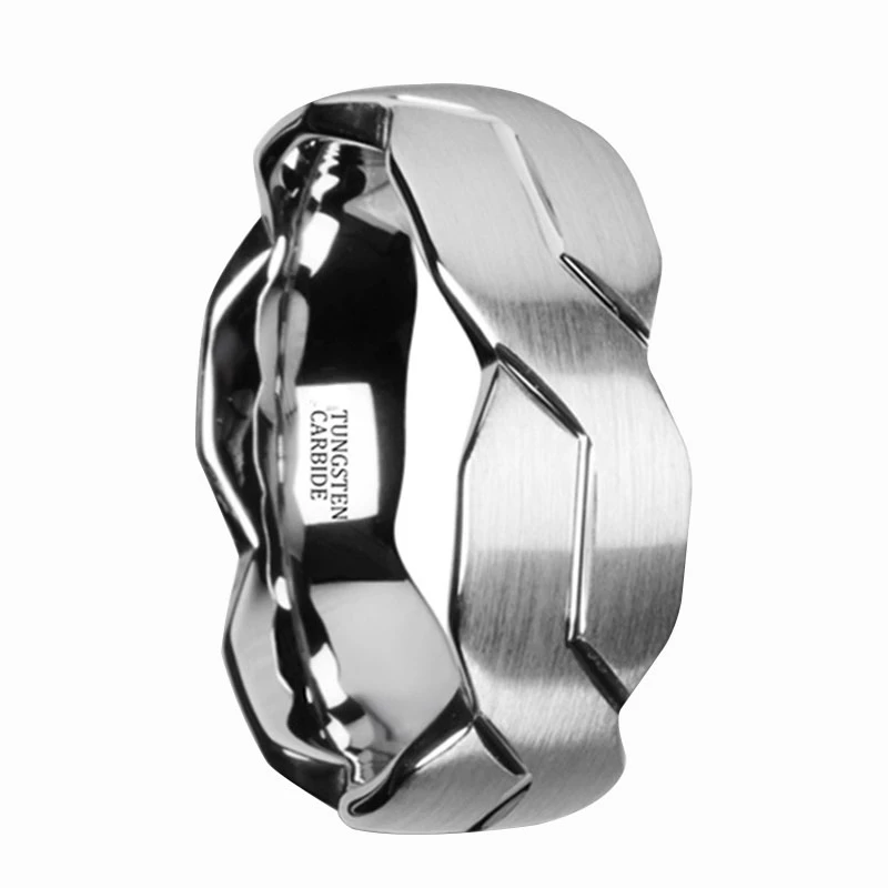 Special Wave Tungsten Band Bands de mariée en gros Hommes Tungstène Bague en carbure de tungstène Fabricant