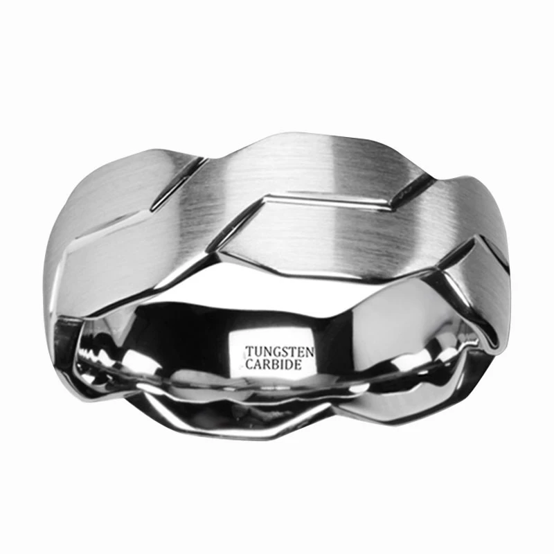 Special Wave Tungsten Band Bands de mariée en gros Hommes Tungstène Bague en carbure de tungstène Fabricant
