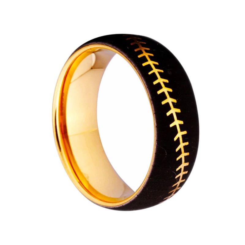 Custom Design 8mm  Men's Tungsten Wedding Bands Domed China Manufacturer