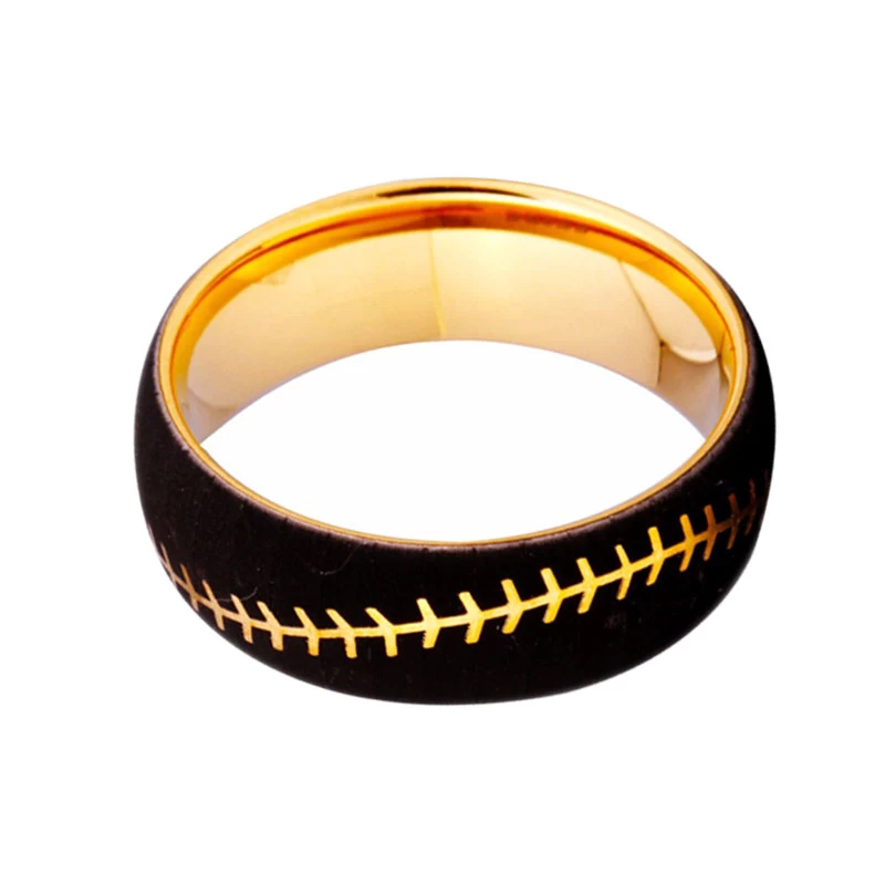 Custom Design 8mm  Men's Tungsten Wedding Bands Domed China Manufacturer