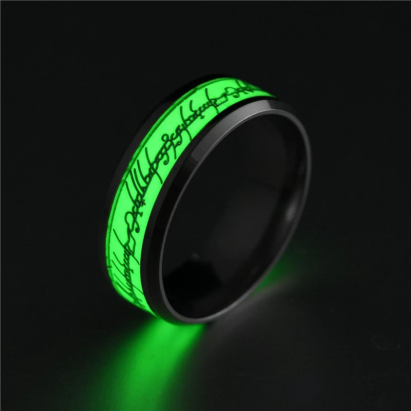 Damen- und Herren-Eheringe aus Wolfram Leuchtender, leuchtender Lord of Ring Eingelegter Wolfram-Eheringe Ring China Hersteller