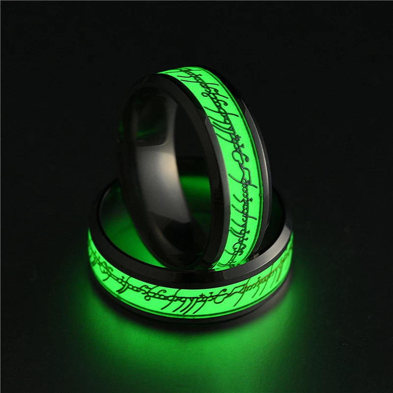 Damen- und Herren-Eheringe aus Wolfram Leuchtender, leuchtender Lord of Ring Eingelegter Wolfram-Eheringe Ring China Hersteller