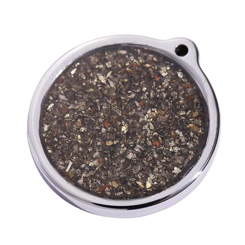 Pendentif cercle en carbure de tungstène rétro et spécial pour hommes avec incrustation de minerai de cuivre Chine Fournisseur