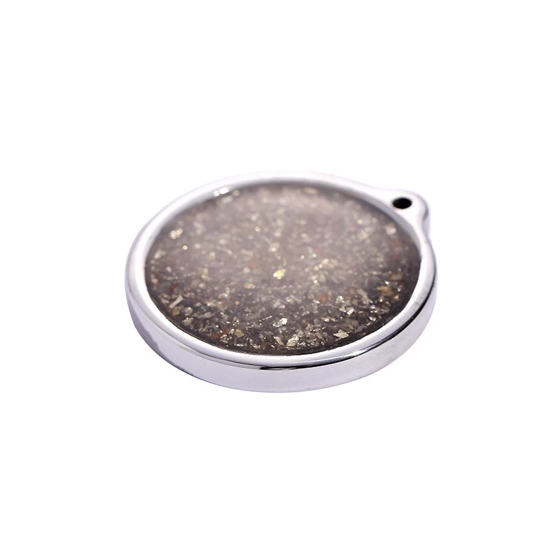 Pendentif cercle en carbure de tungstène rétro et spécial pour hommes avec incrustation de minerai de cuivre Chine Fournisseur