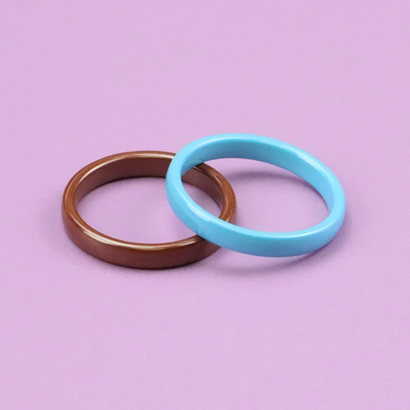 Hot Sale Very Favorable Price 4mm High Quality Ceramic Wedding Bands Black Ceramic Ring White Ceramic Ring Pink Ceramic Ring China Factory