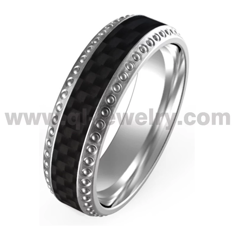 Unveiling the Exquisite Blue Titanium Ring with Black Carbon Fiber Inlay 8mm Blue Titanium and Checkered Texture Black Carbon Fiber Ring China Manufacturer - COPY - 3j6po2
