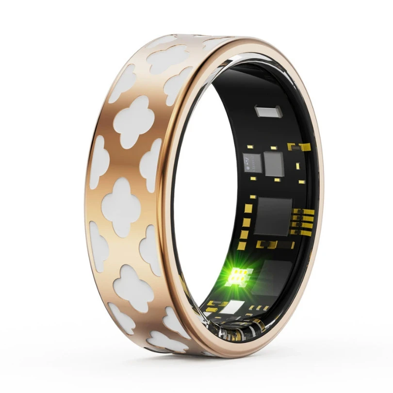 Titanio y esmalte Smart Ring Heart Heart Oxygen Sleep Sleep Paso Contador de contadores impermeables Bluetooth Ring Fabricante de China