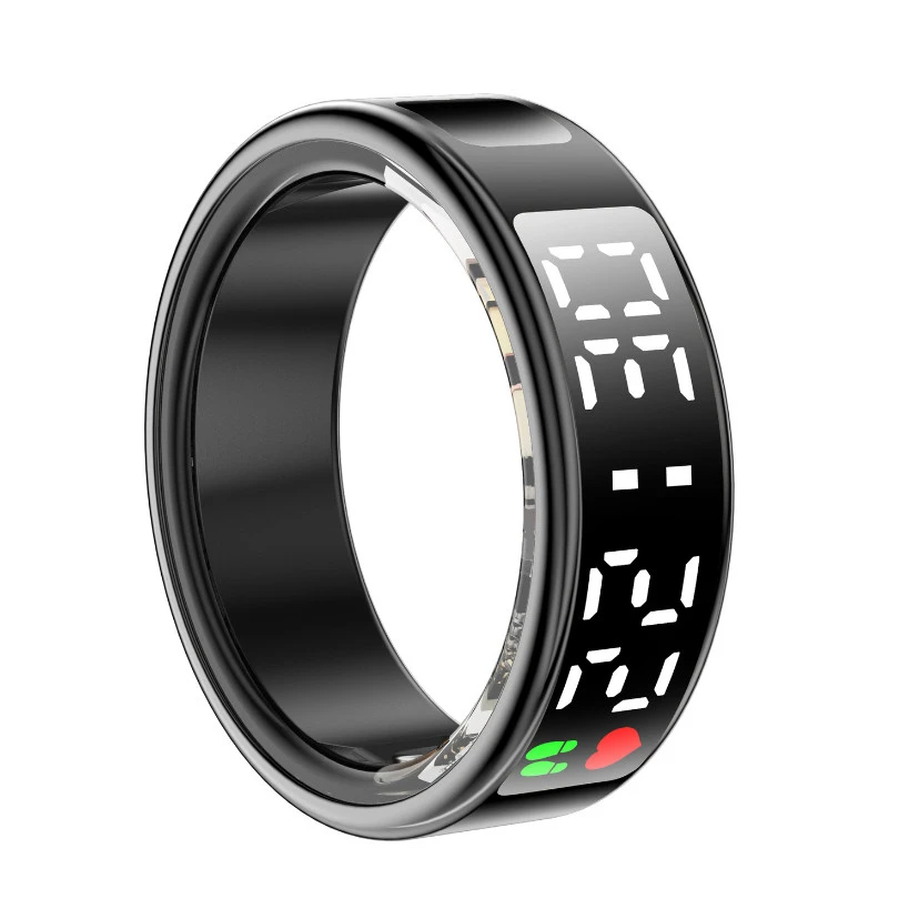 Hot Sale Blue Plating Tungsten Carbide Health Smart Ring Oem Custom White Label Heart Rate Waterproof Hot Selling Fashion Men Sports Ring China Manufacturer - COPY - aj0sw5
