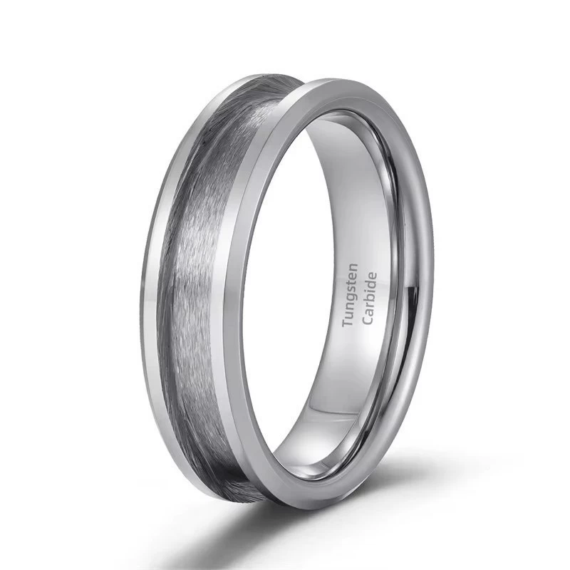 Vendita calda di alta qualità Classic Style Classic 6mm Tungsten Carbide Blank Ring Core Engagement Ring Hedding Ring Blank Core Produttore