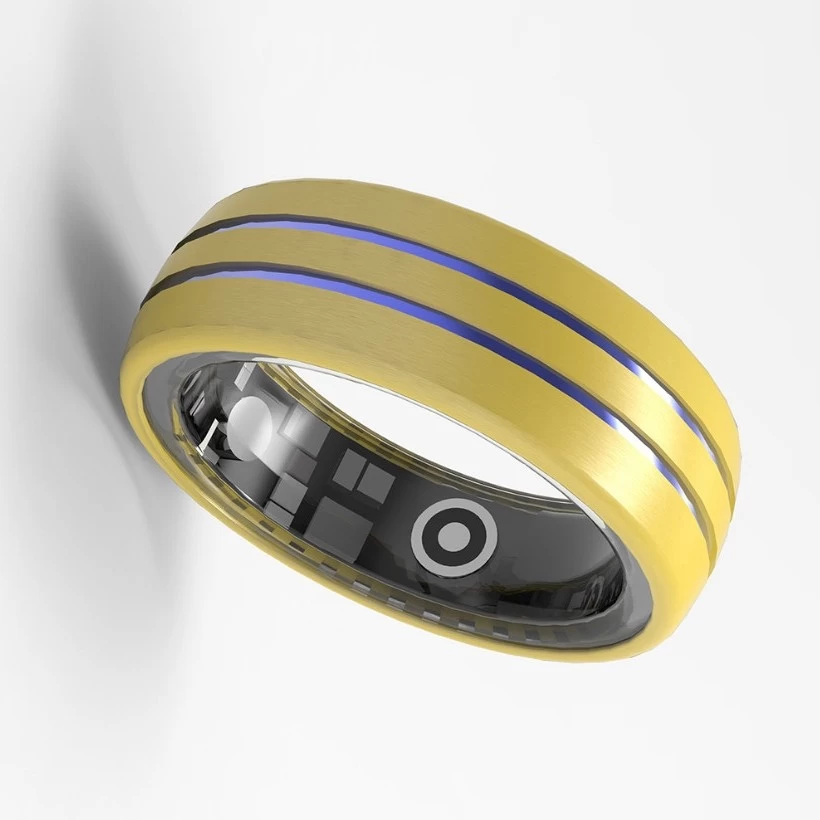 OEM / ODM Smart Anneaux en forme de dôme en or