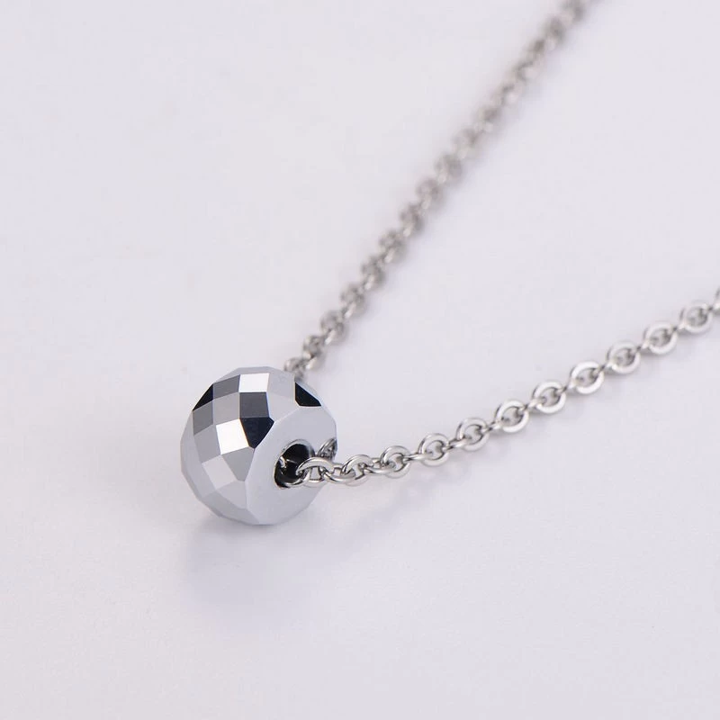 Newest and Unique Men's Cylinder Tungsten Carbide Diamond - Faceted Tungsten Carbide Pendant China Manufacturer