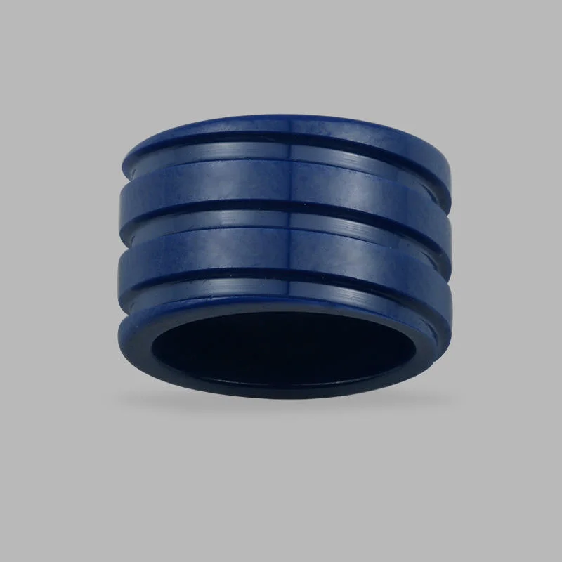 Fede nuziale da uomo personalizzata OEM / ODM Anello in ceramica da 10 mm con design scanalato per la vendita all'ingrosso